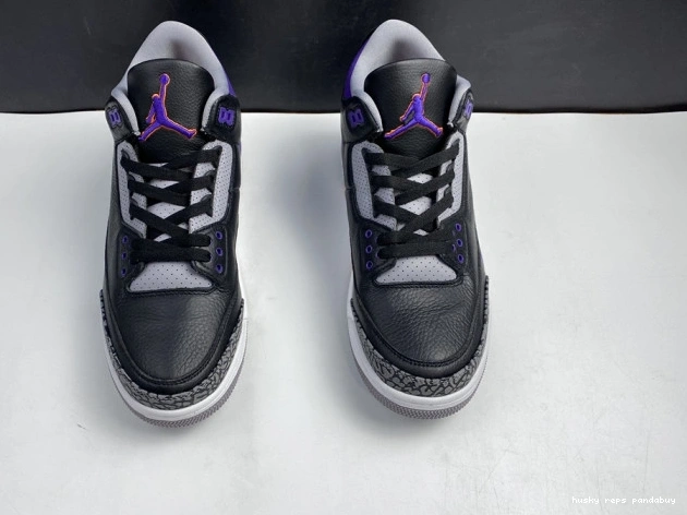 Rep Husky Court 050 3 Purple CT8532 Jordan Retro Air Black 0816
